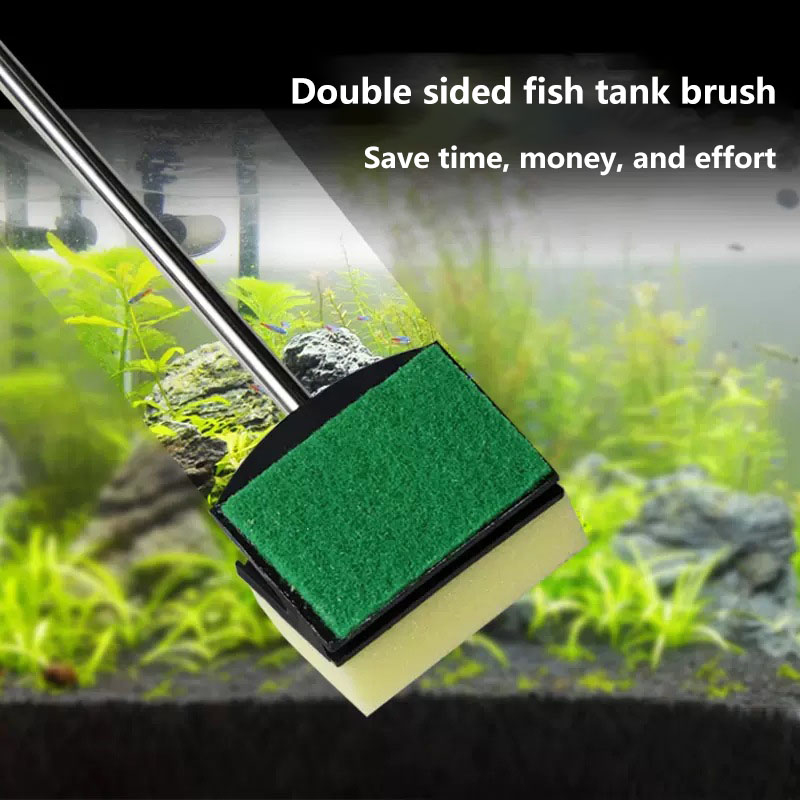 Planted Aquarium Algae Remover - Szczotki do czyszczenia szkła akwariowego, pływające