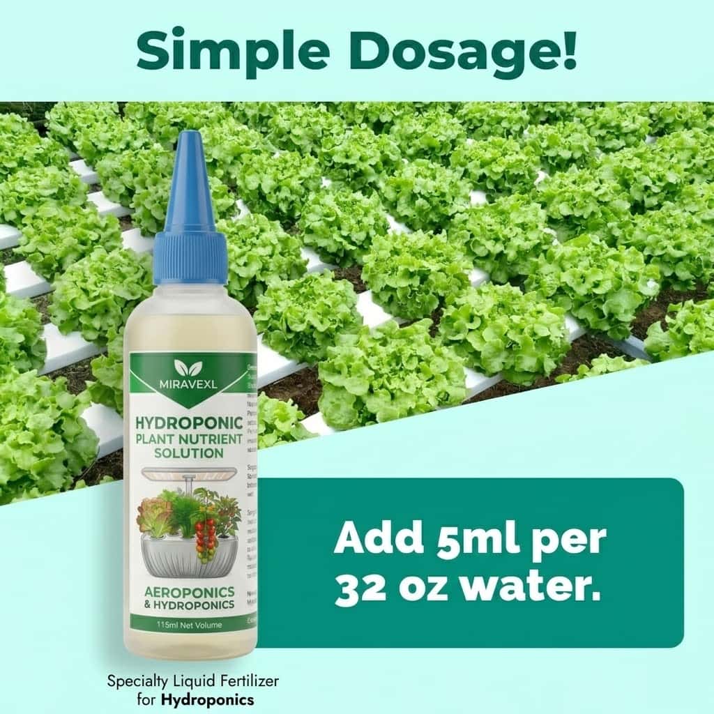 Liquid Fertilizer All In - MIRAVEXL Hydroponiczny nawóz w płynie, składniki