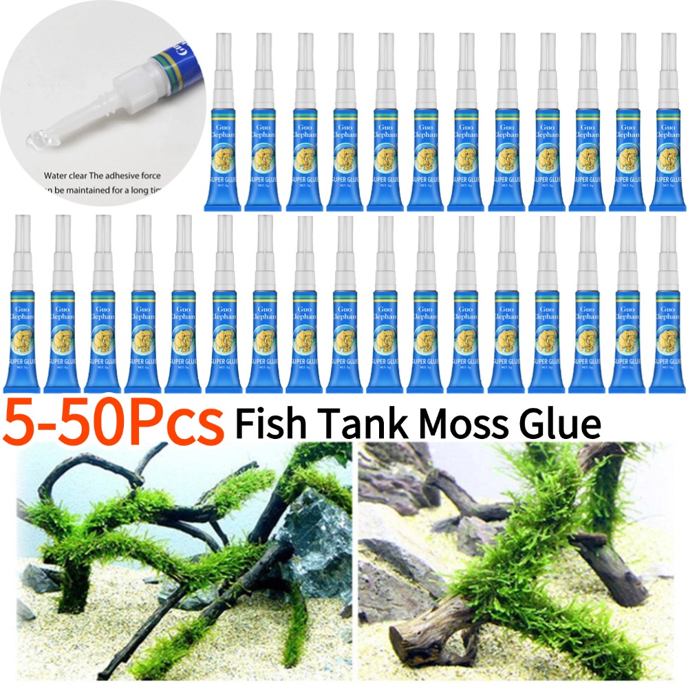 Aquarium Plant Gel - 50-5 sztuk akwarium krajobrazu mech klej