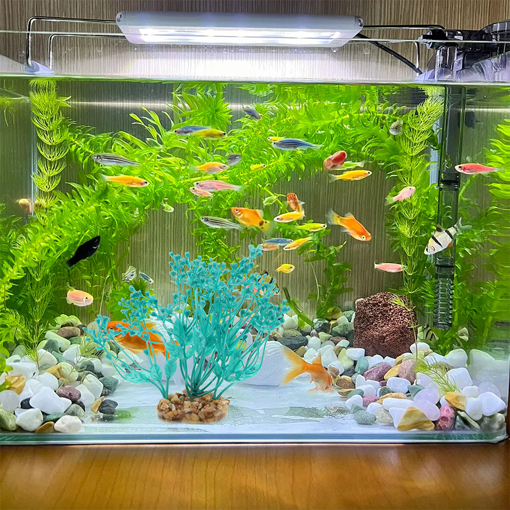 Planted Aquarium Maintenance - 2 sztuki realistycznych sztucznych roślin wodnych