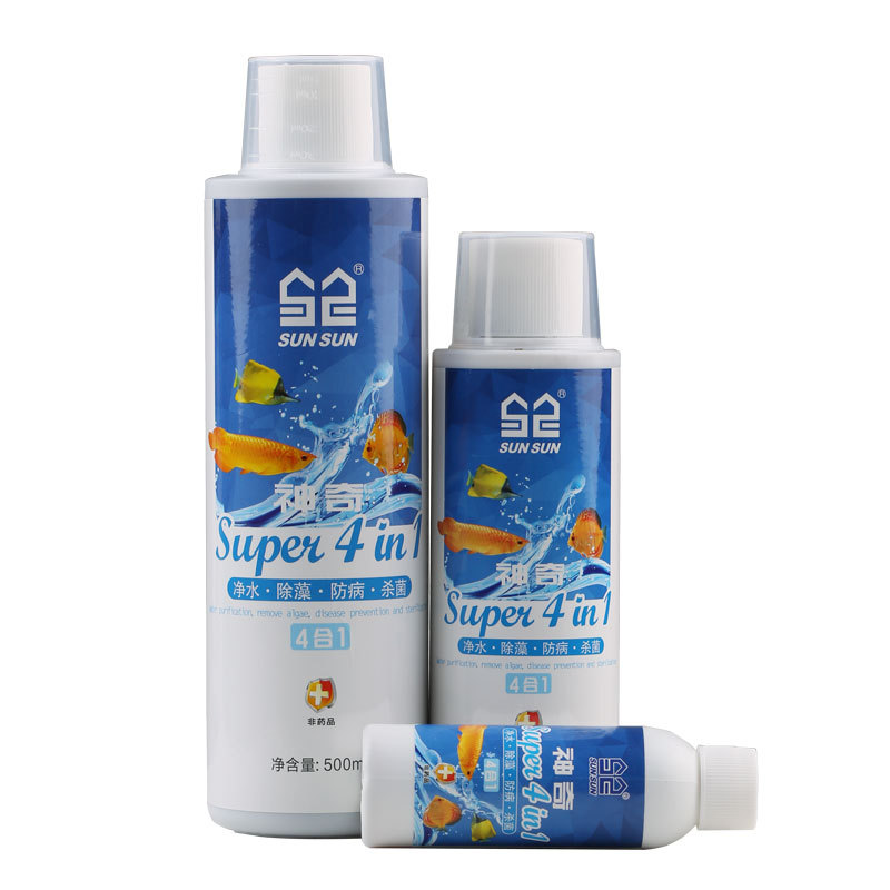 Planted Aquarium Algae Remover - Sunsun 4-w-1 Kondycjoner do wody w