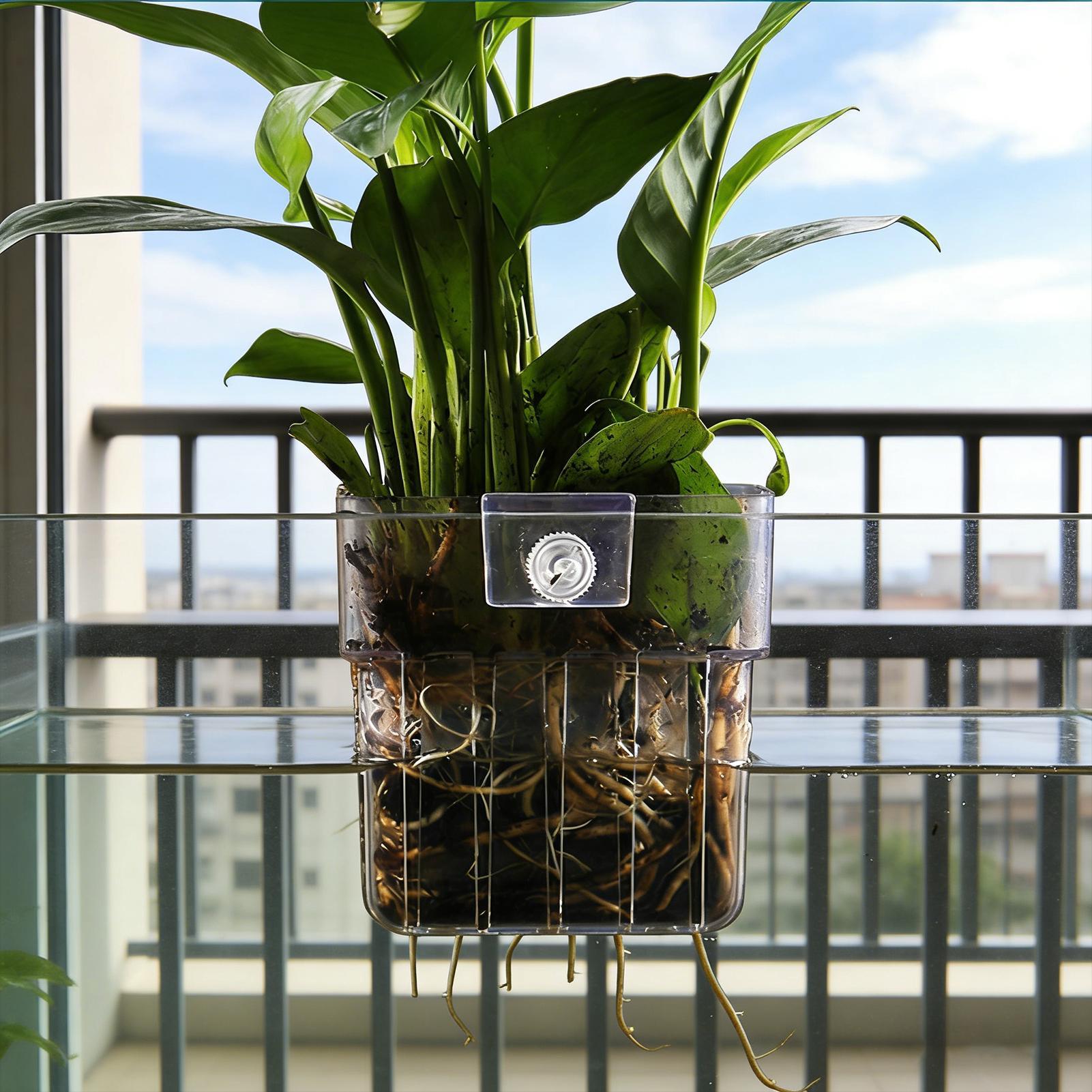 Przezroczysty, zawieszany uchw – Aquarium Plant Holder recenzja i cena