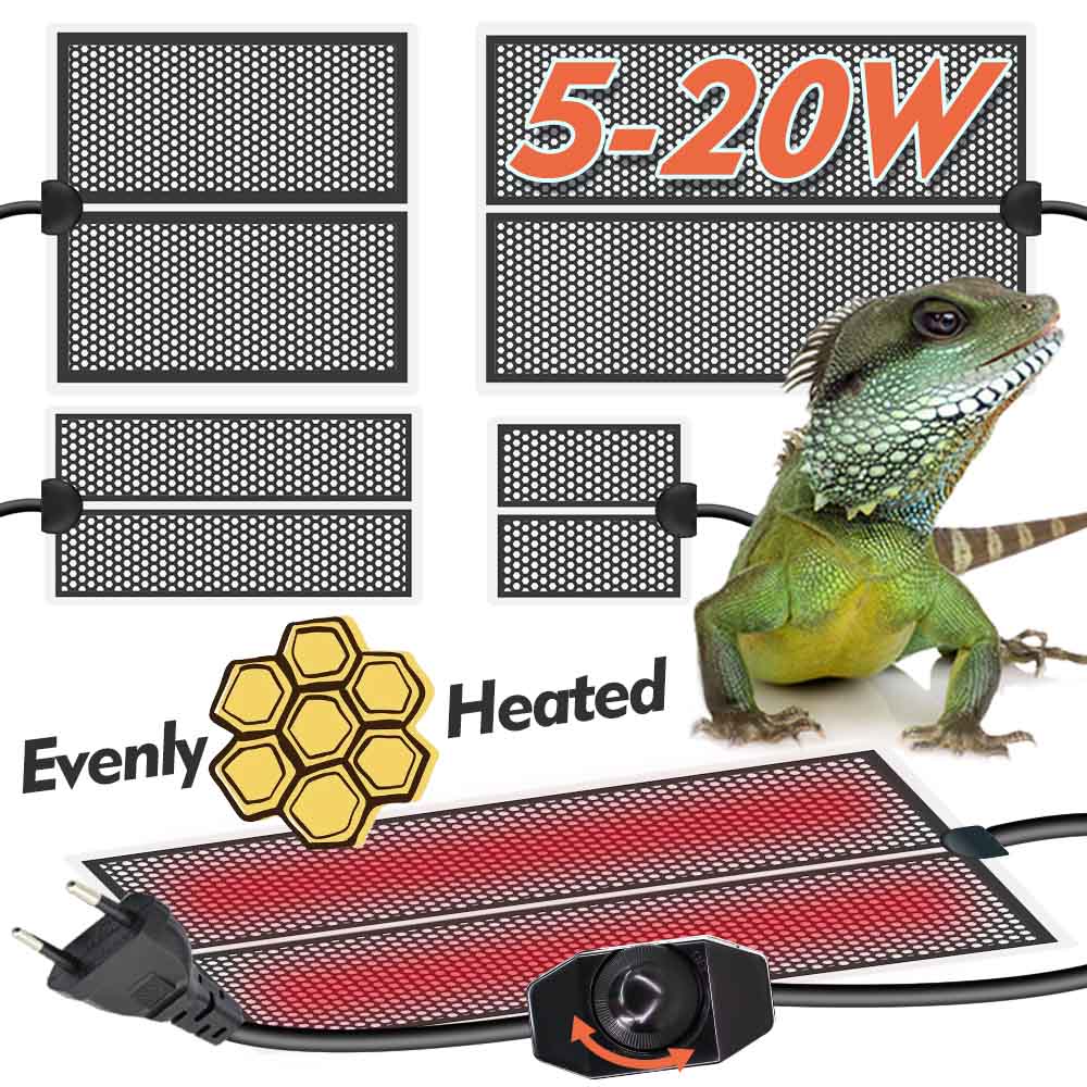 5-20W Mata grzewcza dla gadów  – Planted Aquarium Heater recenzja i cena