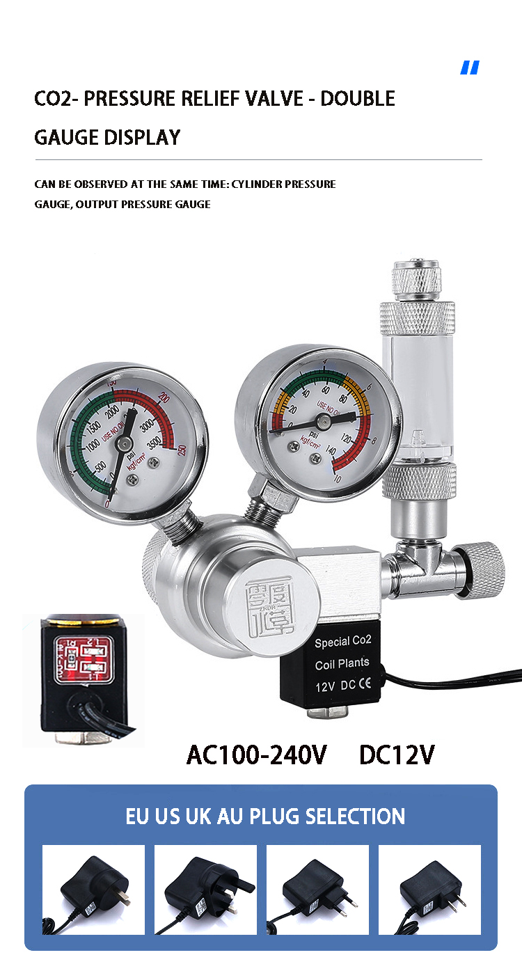 Akwarium regulator CO2 zawór e – Planted Aquarium Equipment recenzja i cena