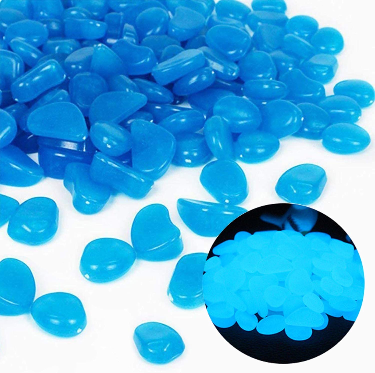 Fish Tank Rocks Glow Blue Pebb – Aquarium Planted Fish Tank recenzja i cena